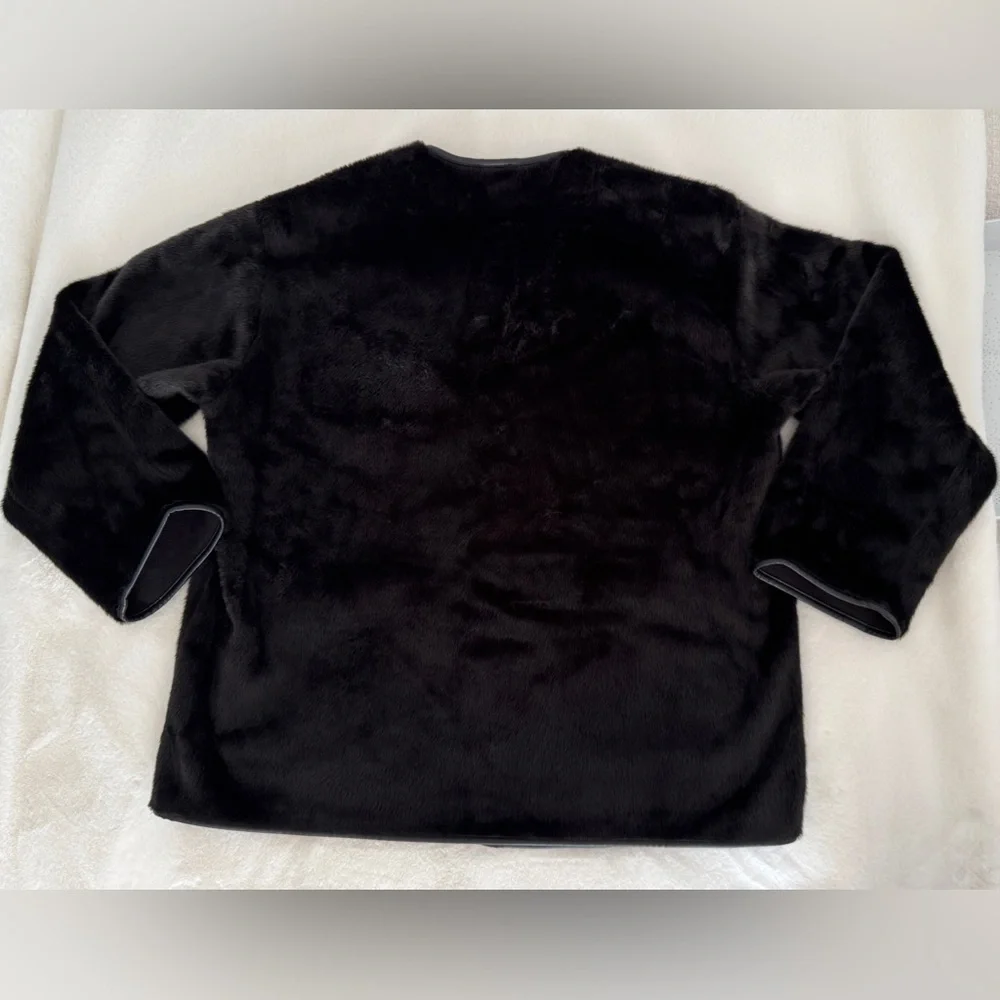 Universal Thread Women's Black Faux Fur Jacket, Size XXL - NWT - Picture 7 of 13